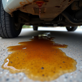 Течет масло: как определить место утечки по цвету и консистенции жидкости