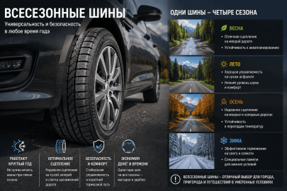Что такое всесезонные шины, и стоит ли их покупать?